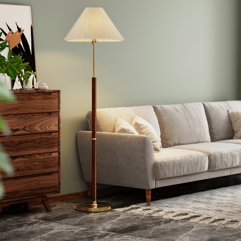 Modern Rice Paper Floor Lamp: Serene Glow for Cozy Spaces