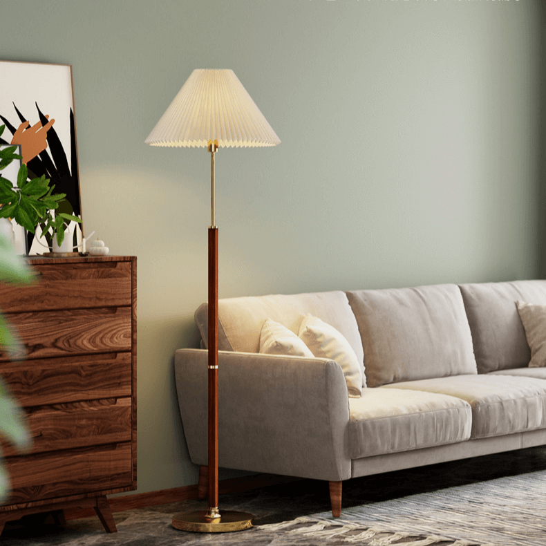 Modern Rice Paper Floor Lamp: Serene Glow for Cozy Spaces