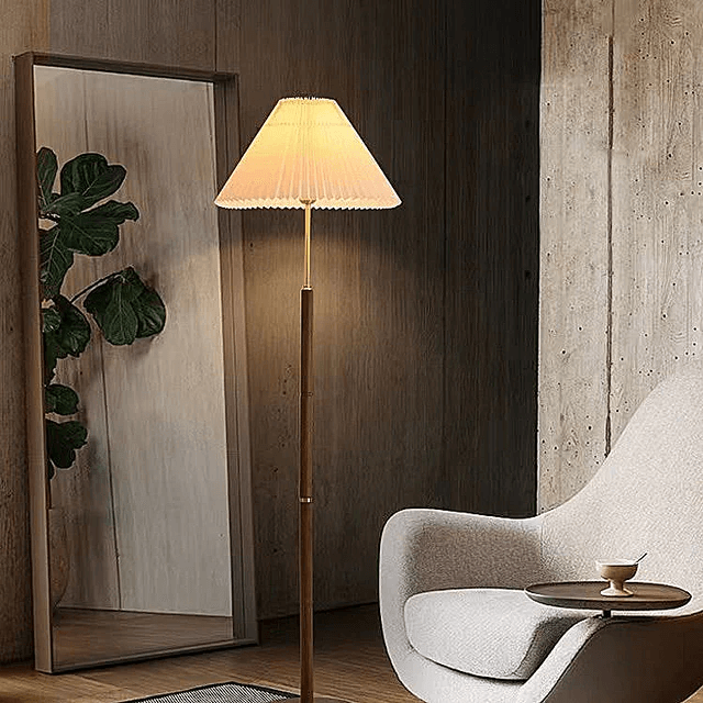 Modern Rice Paper Floor Lamp: Serene Glow for Cozy Spaces