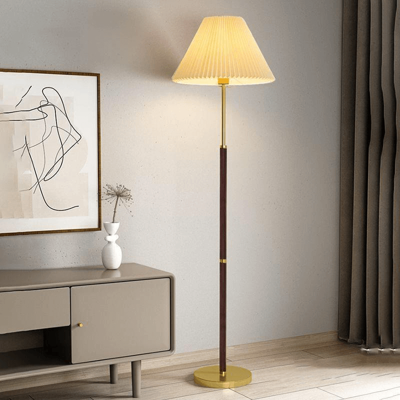 Modern Rice Paper Floor Lamp: Serene Glow for Cozy Spaces
