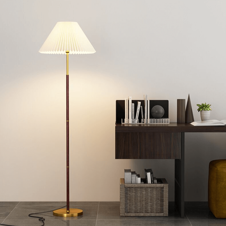 Modern Rice Paper Floor Lamp: Serene Glow for Cozy Spaces