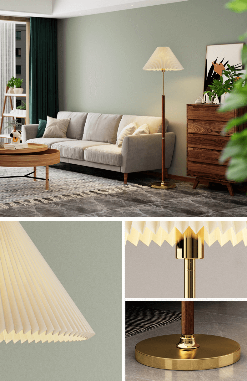 Modern Rice Paper Floor Lamp: Serene Glow for Cozy Spaces