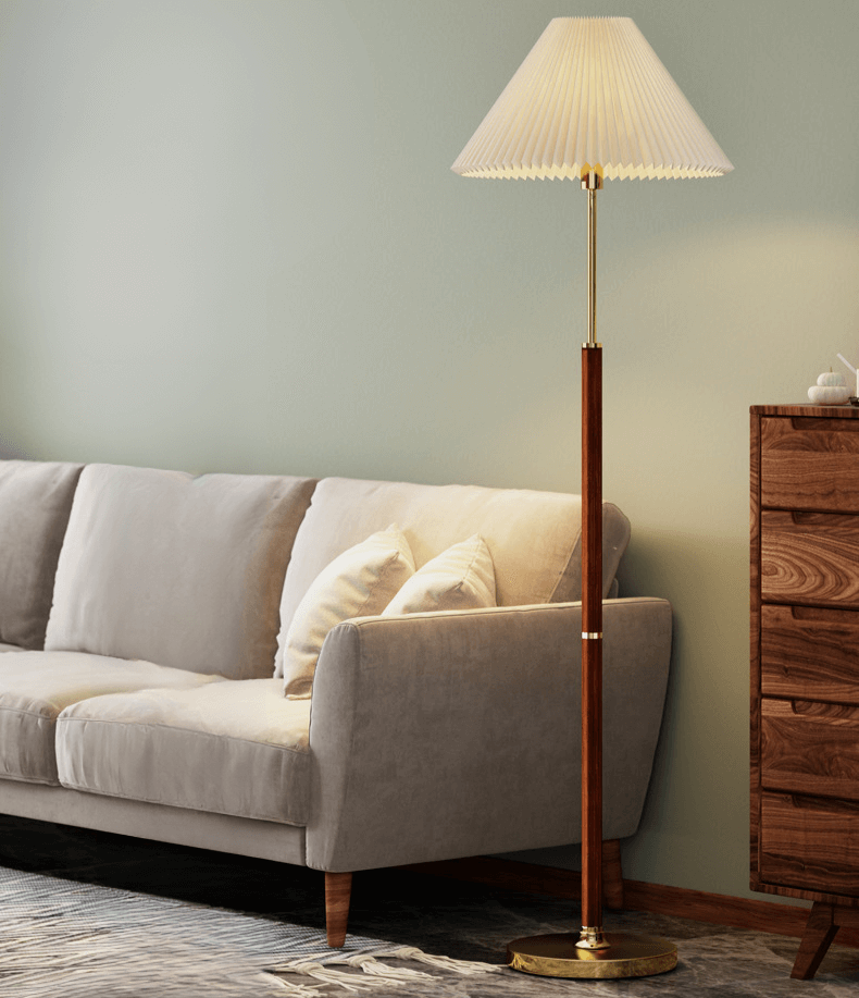 Modern Rice Paper Floor Lamp: Serene Glow for Cozy Spaces