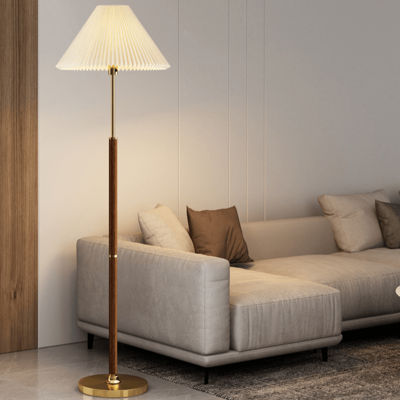 Modern Rice Paper Floor Lamp: Serene Glow for Cozy Spaces
