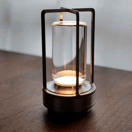 Klarako™ Crystal Lantern - Modern LED Table Lamp for Living Room