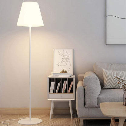 Modern Ward Floor Lamp - Black & White - Metal & Acrylic - Living Room Decor
