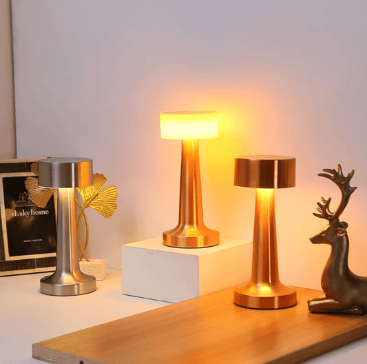 Cordless Dimmable LED Rechargeable Table Lamp ModernArt - Touch Control | Living Room | Reading Lamp | Bedside Lamp