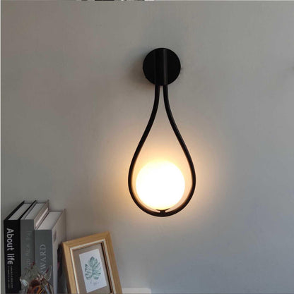 Modern Nordic Wall Light: Gold & Black | Elegant Home Decor
