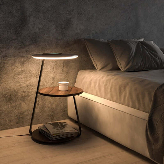 Modern Double-Layered Side Table for Living Room & Bedroom