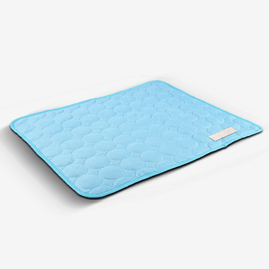 CHILLPAWS | Self-Cooling Gel Mat for Dogs & Cats | Portable, Foldable Pet Heat Relief Pad for Crates, Kennels, and Travel | Soothing Non-Toxic Cooling Mat for Indoor and Outdoor Use