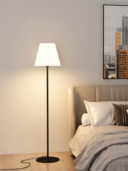 Modern Ward Floor Lamp - Black & White - Metal & Acrylic - Living Room Decor