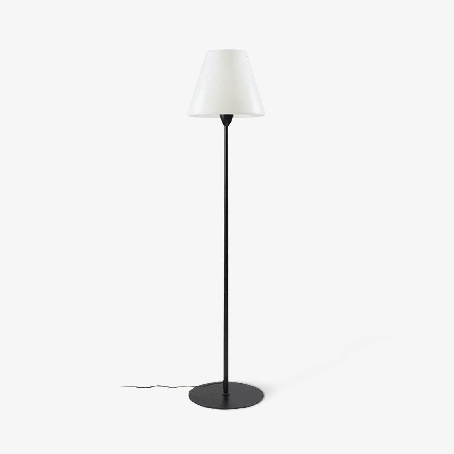 Modern Ward Floor Lamp - Black & White - Metal & Acrylic - Living Room Decor