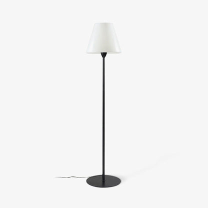 Modern Ward Floor Lamp - Black & White - Metal & Acrylic - Living Room Decor
