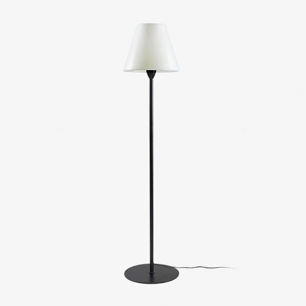 Modern Ward Floor Lamp - Black & White - Metal & Acrylic - Living Room Decor