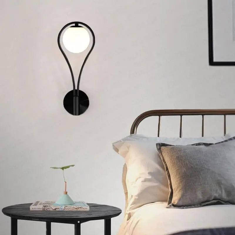 Modern Nordic Wall Light: Gold & Black | Elegant Home Decor