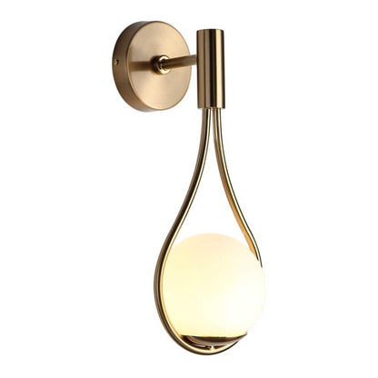 Modern Nordic Wall Light: Gold & Black | Elegant Home Decor