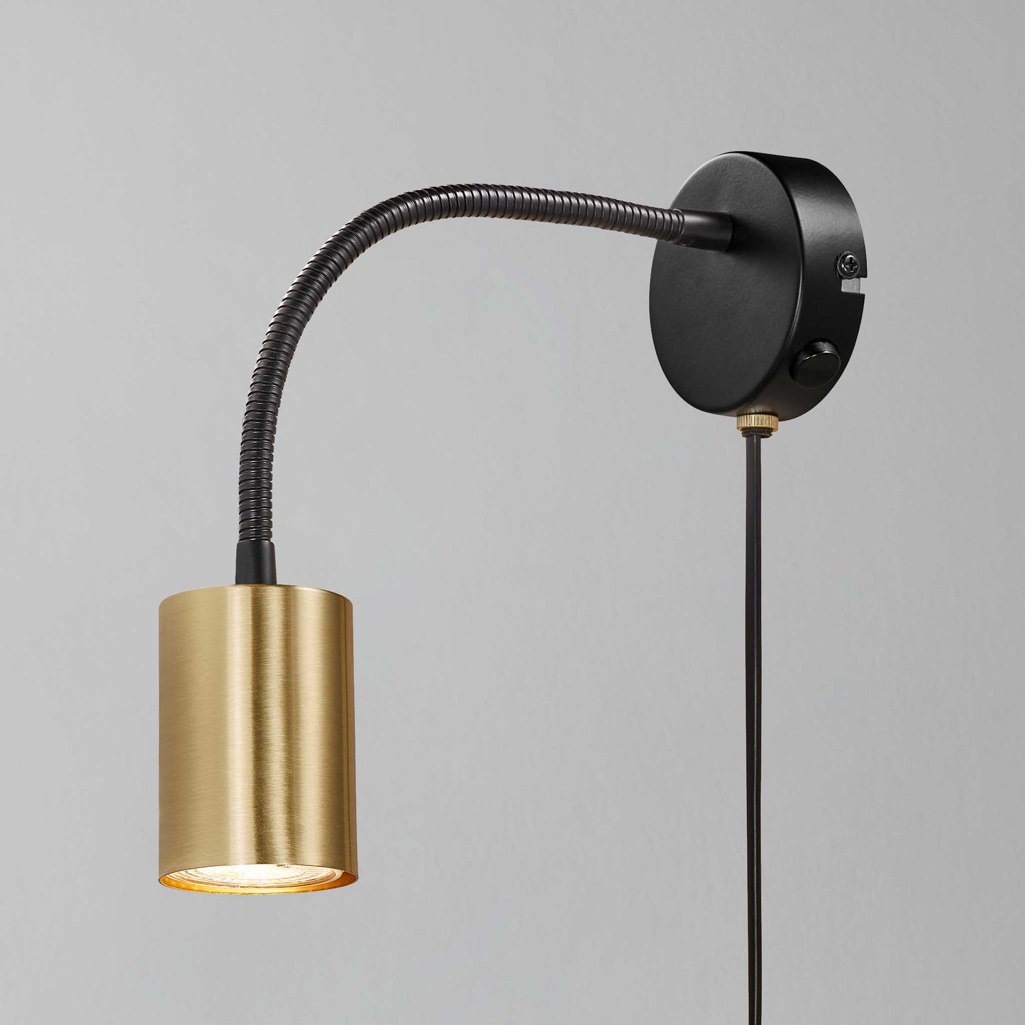 Flexible Explore Wall Lamp - Adjustable Plug-in or Hardwired Lighting