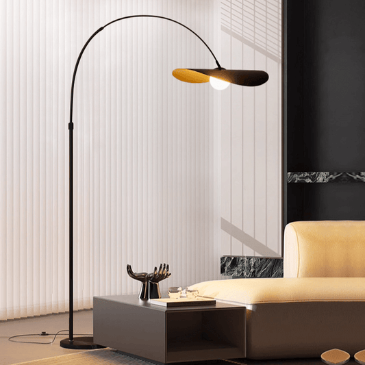 Wabi Sabi Floor Lamp: Rustic Modern Lighting for Living Room & Bedroom