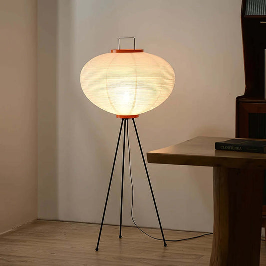 Serene Rice Paper Floor Lamp: Modern Minimalist Lighting