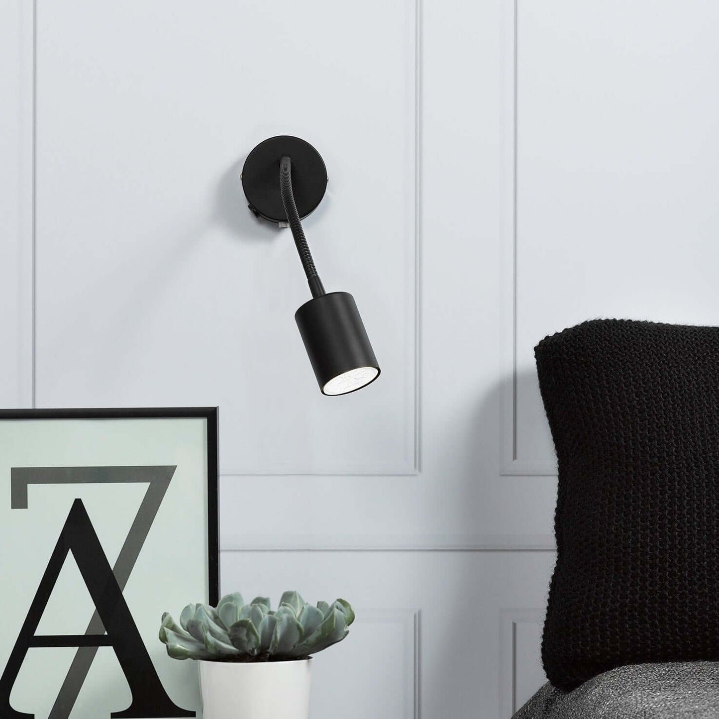 Flexible Explore Wall Lamp - Adjustable Plug-in or Hardwired Lighting