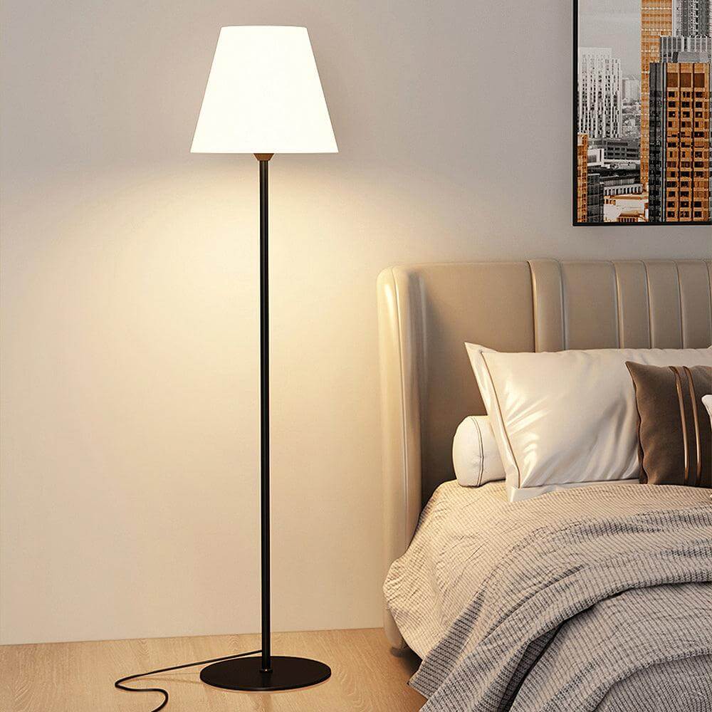 Modern Ward Floor Lamp - Black & White - Metal & Acrylic - Living Room Decor