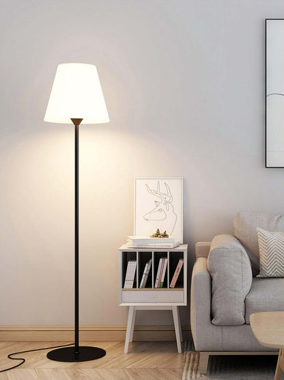 Modern Ward Floor Lamp - Black & White - Metal & Acrylic - Living Room Decor