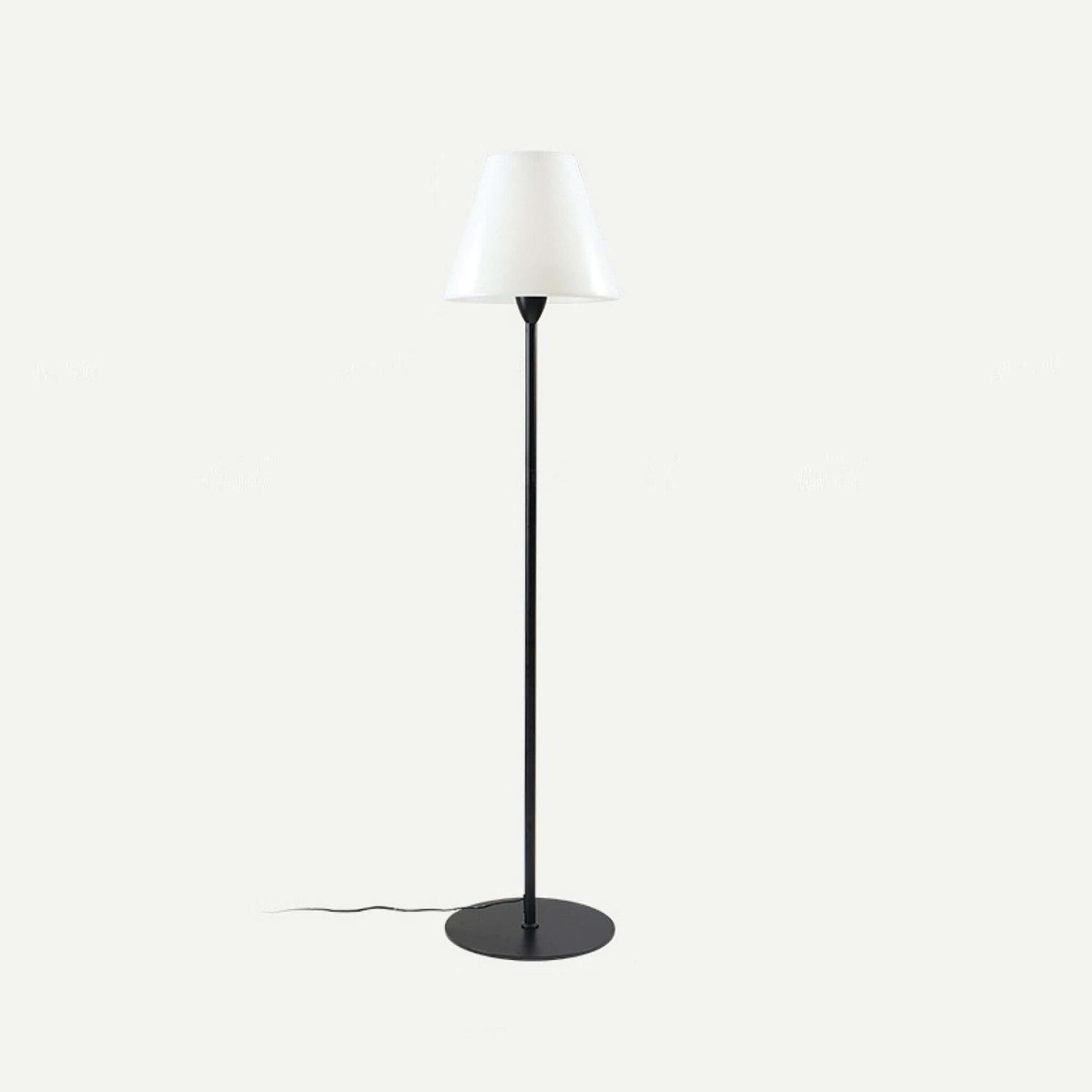 Modern Ward Floor Lamp - Black & White - Metal & Acrylic - Living Room Decor